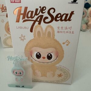 Pop Mart Labubu 'Have A Seat' Figure Ququ